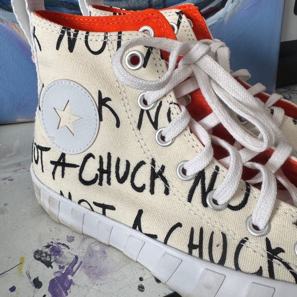 🏁 Converse Chuck Taylor "Not a Chuck" Hi-Top Sneakers - Women's 6 - Picture 4 of 8
